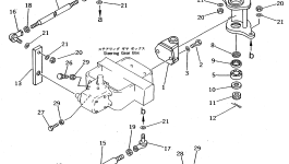 Кронштейн 427-40-11161 Komatsu