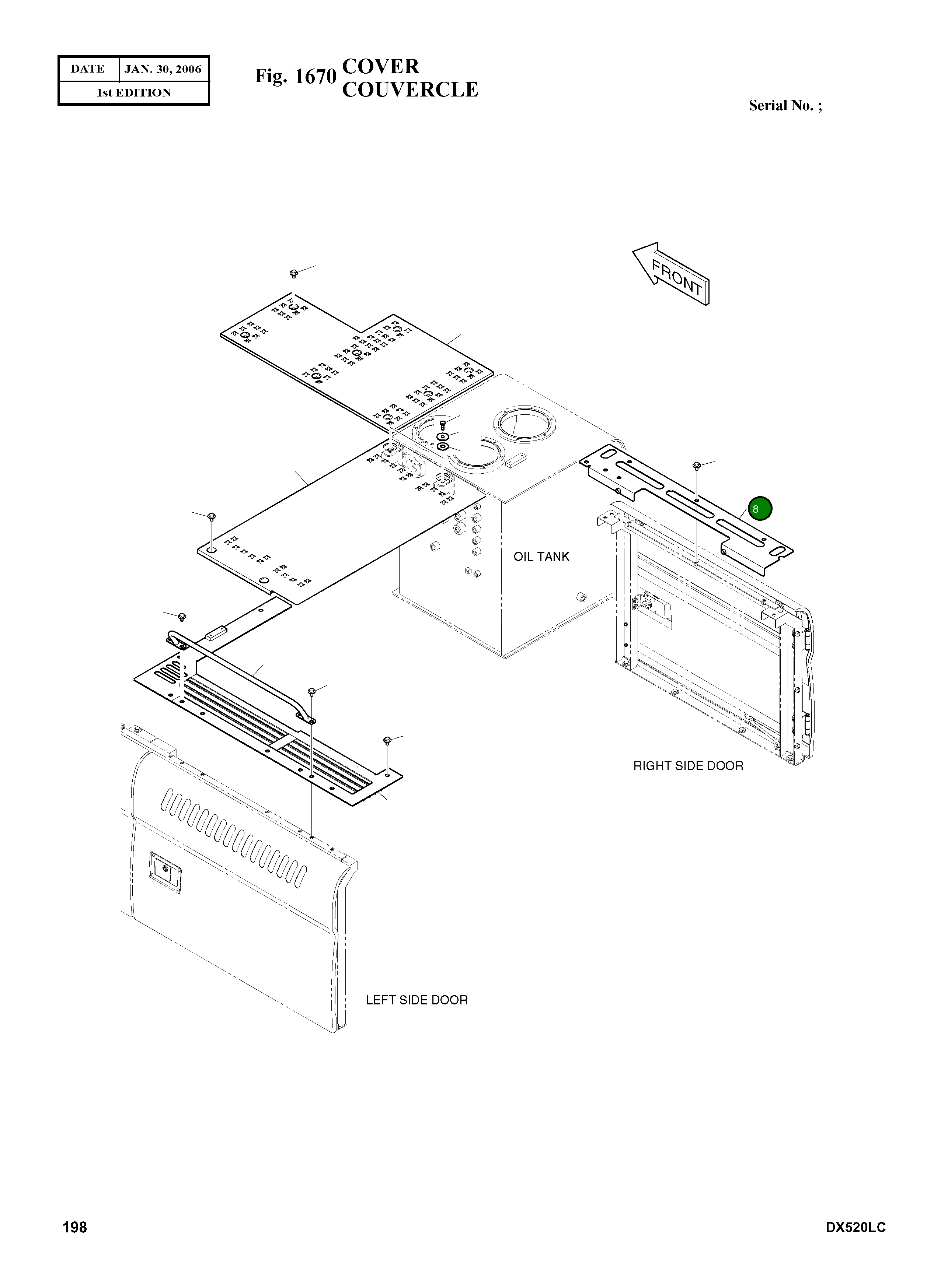 Крышка K1000005B Komatsu
