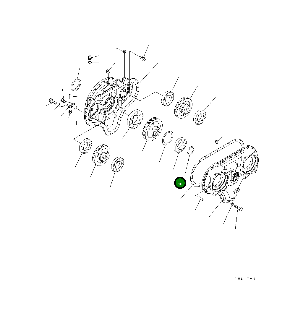 Подшипник 06331-00219 Komatsu