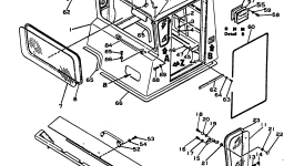 Крышка 566-54-17160  Komatsu