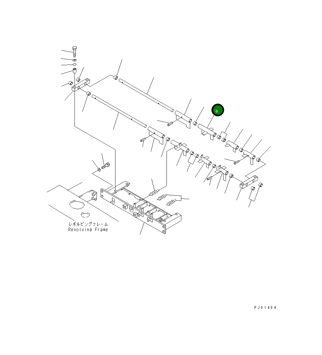 Рычаг 20X-43-21471 Komatsu