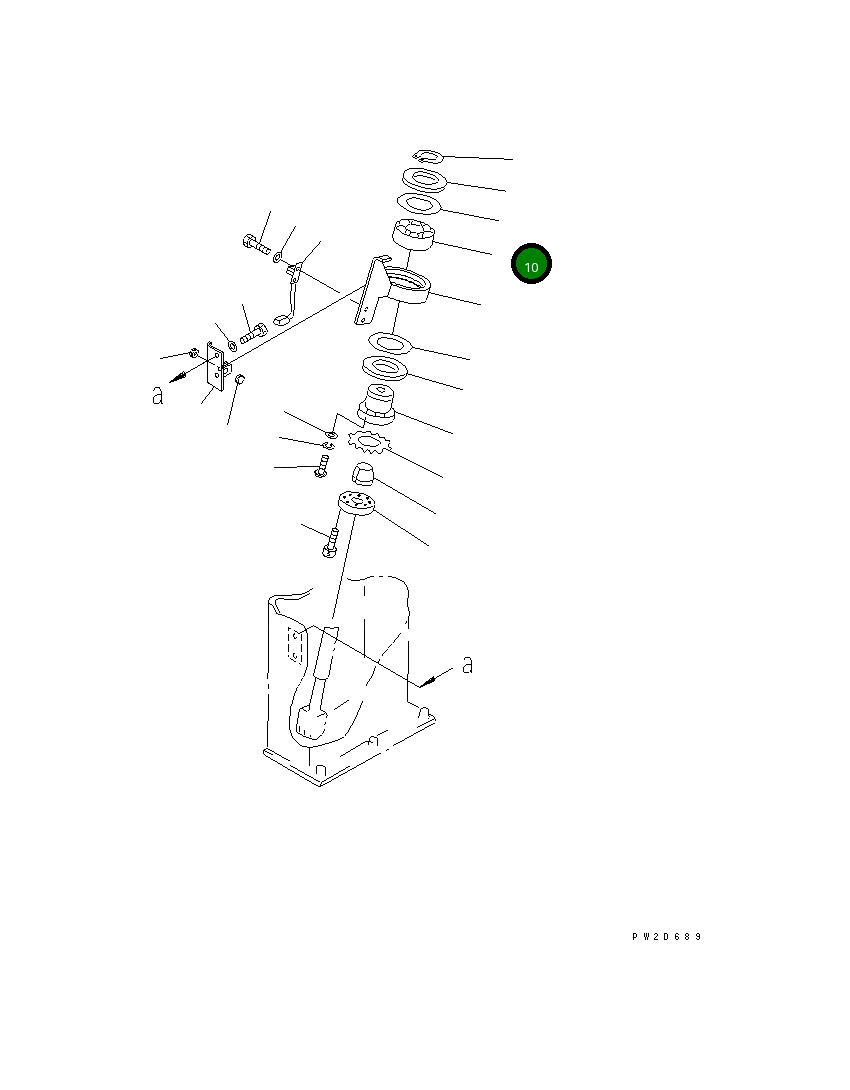 Подшипник 561-44-67340 Komatsu