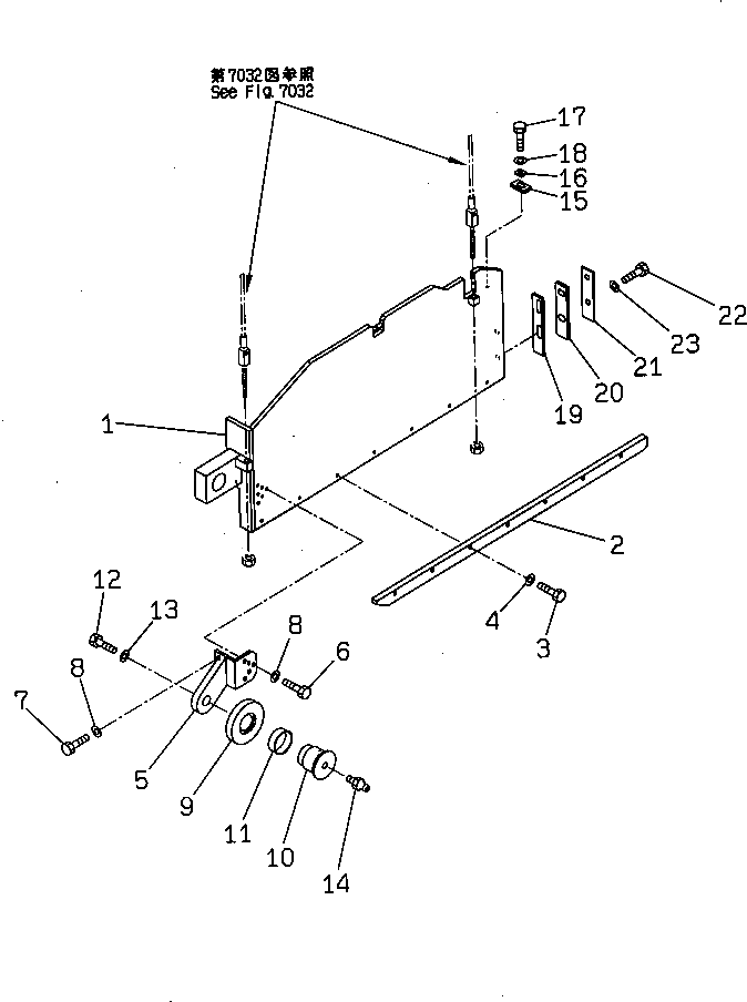 Крышка 262-70-63112 Komatsu