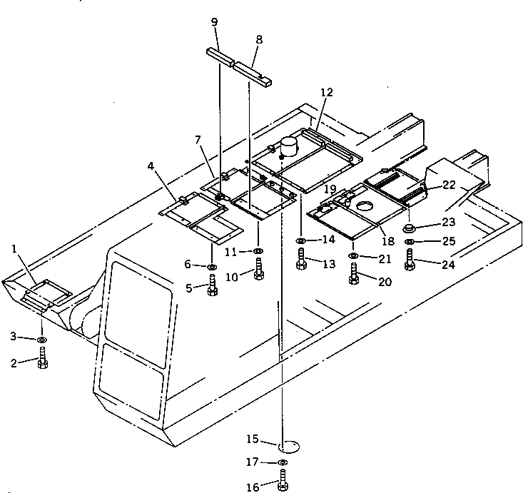 Крышка 21N-54-12360 Komatsu