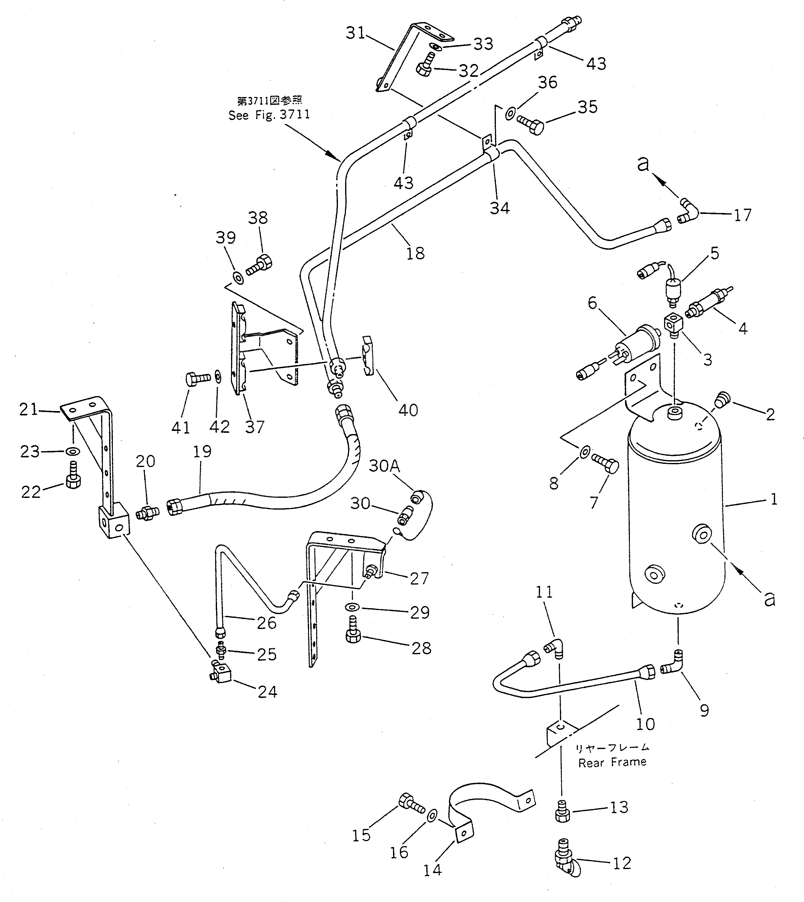 Крышка 421-35-13350  Komatsu