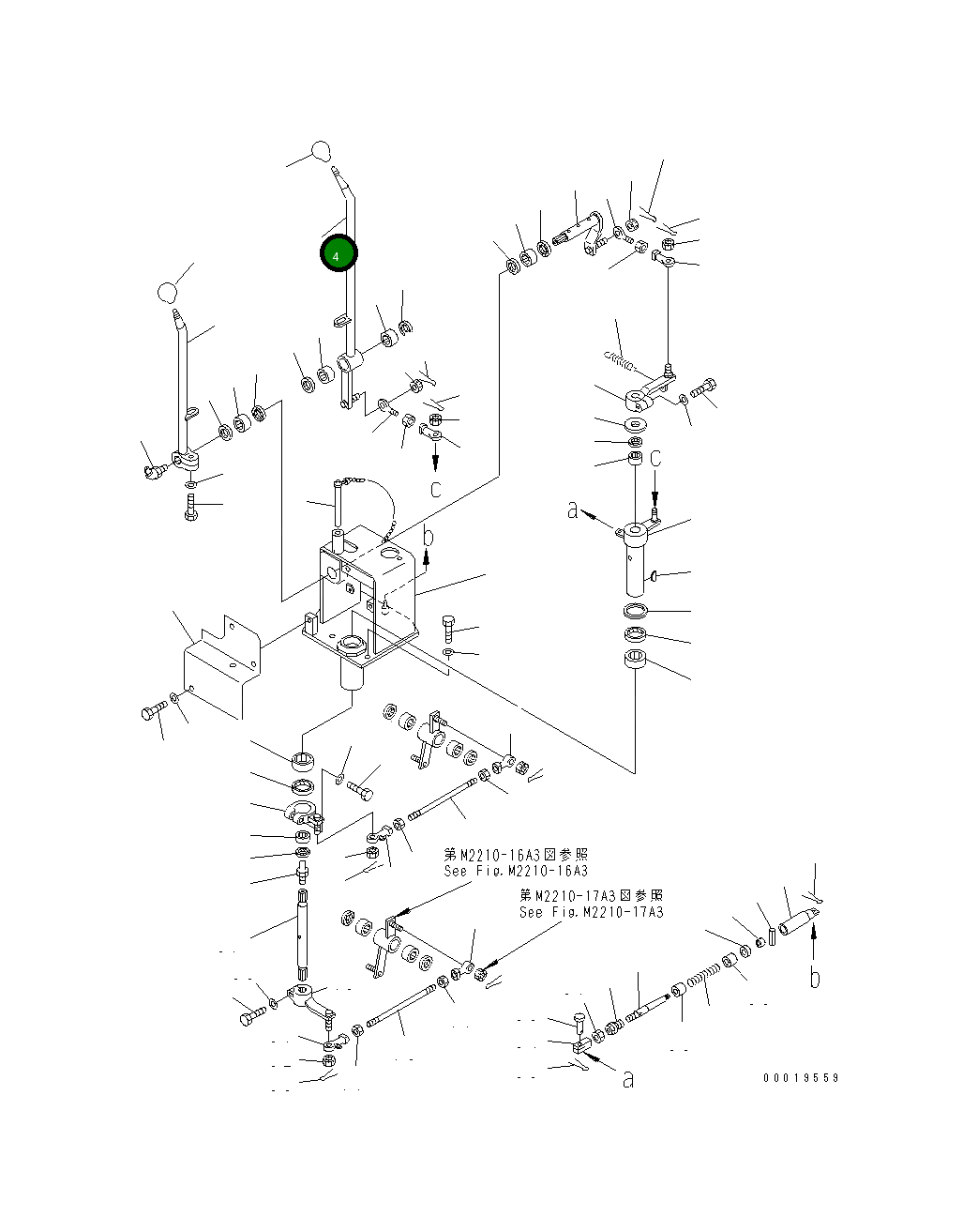 Рычаг 196-916-1630 Komatsu