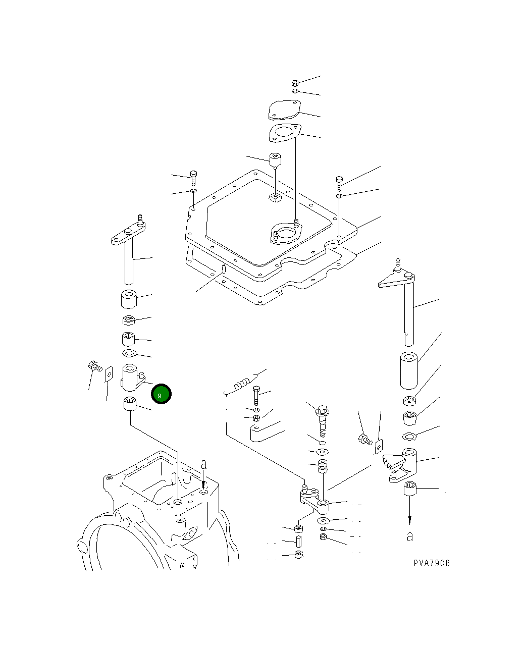 Рычаг 125-15-11492 Komatsu