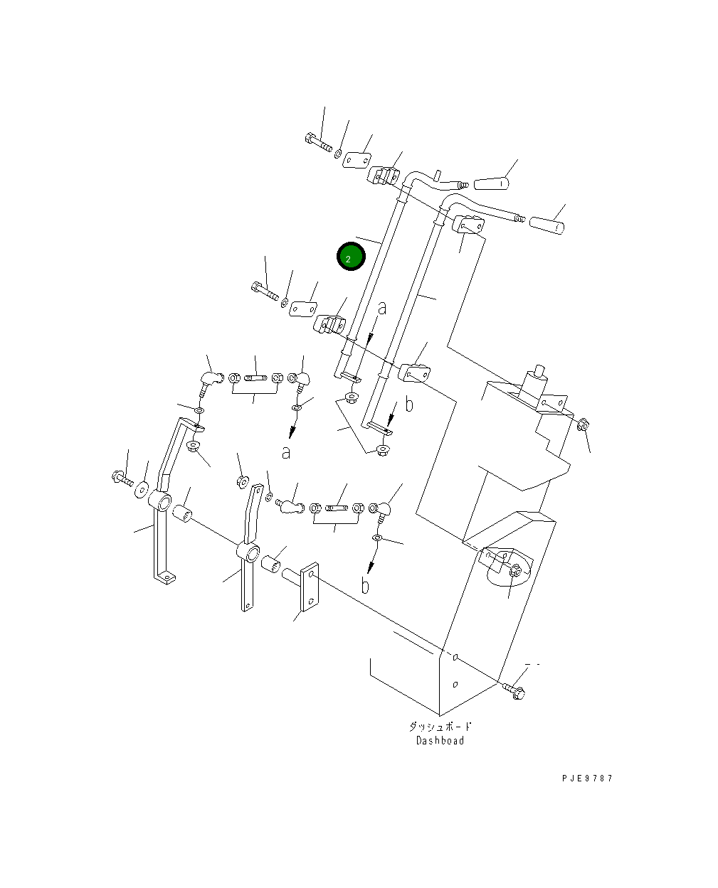 Рычаг 416-43-26110 Komatsu