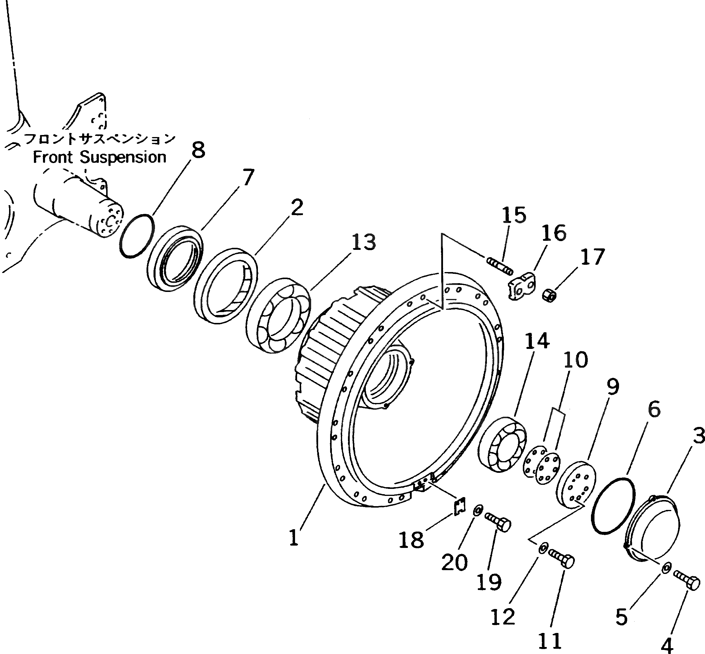 Подшипник 585-27-22180 Komatsu