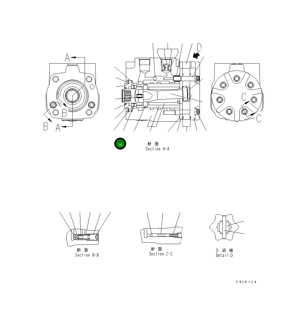 Подшипник ST5544 Komatsu