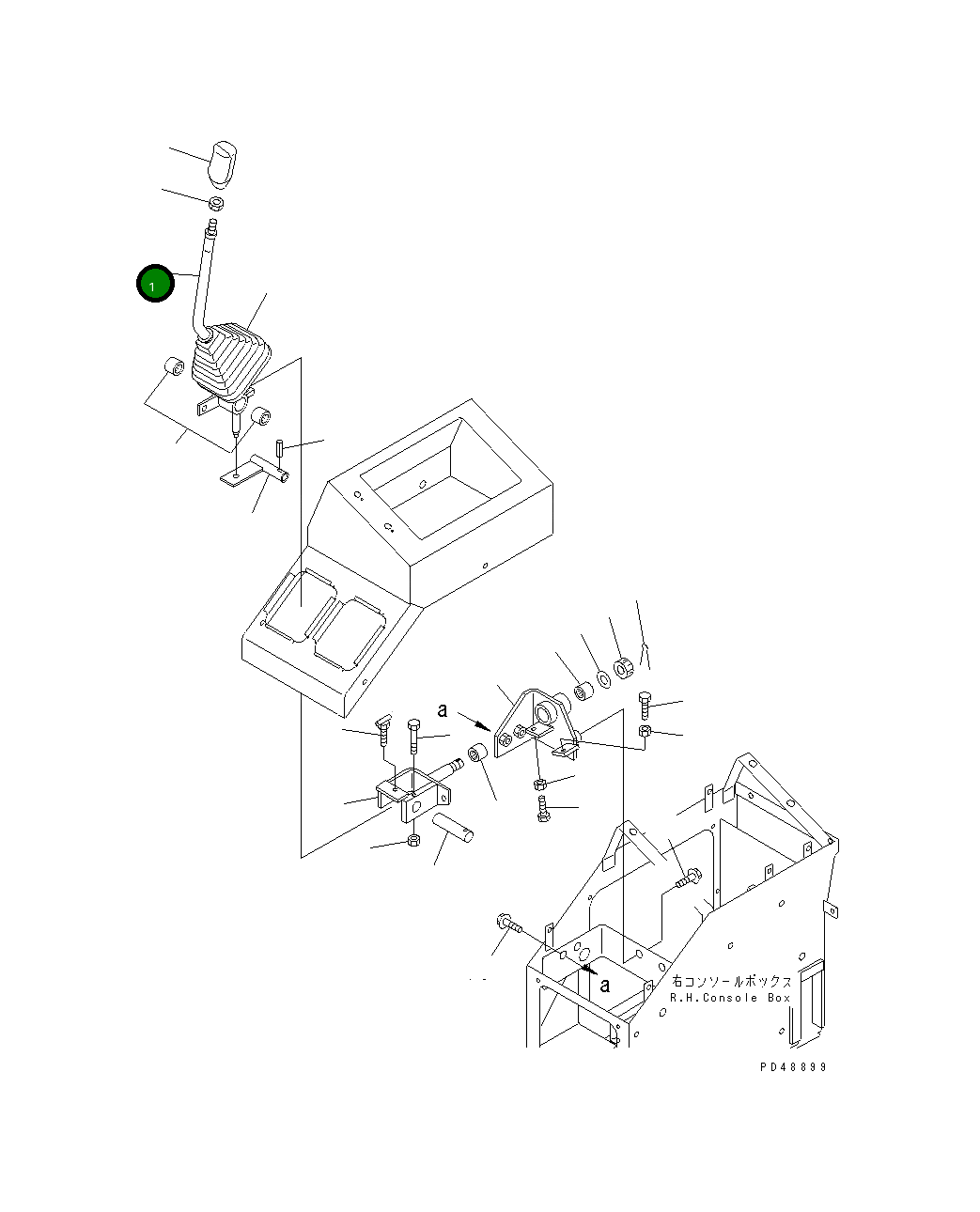 Рычаг 418-V88-2330 Komatsu