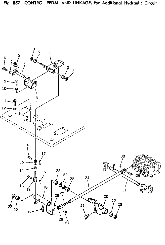 Рычаг 203-973-3170 Komatsu