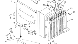 Крышка 236-54-23151 Komatsu