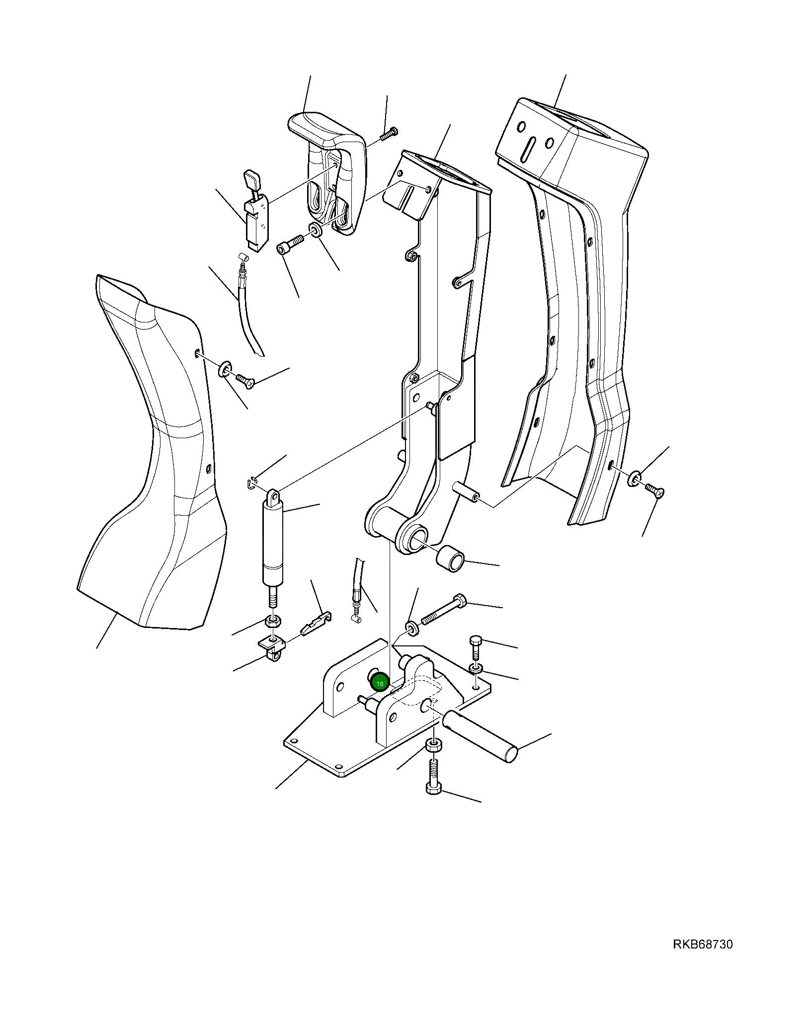 Рычаг 42N-54-18840 Komatsu