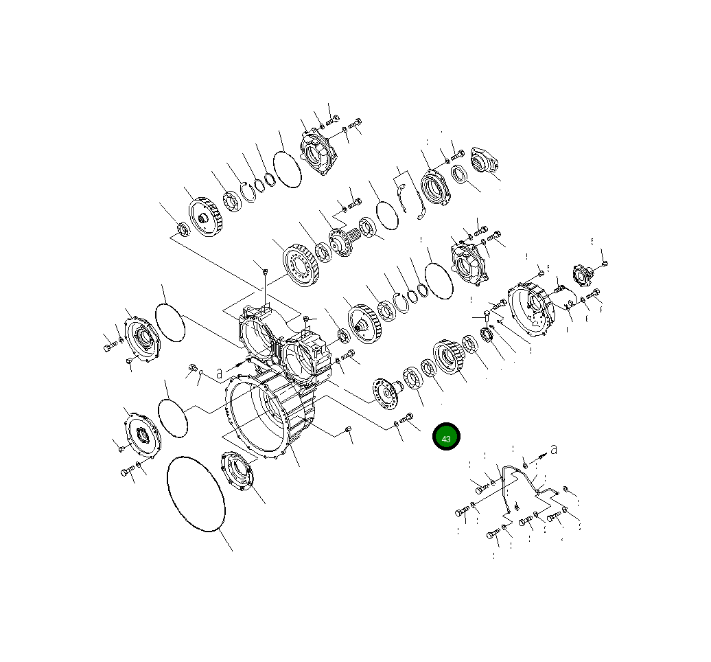 Подшипник 426-13-49121 Komatsu