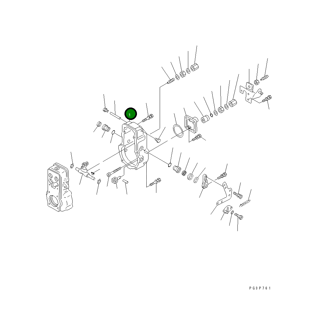 Крышка ND091011-1690 Komatsu