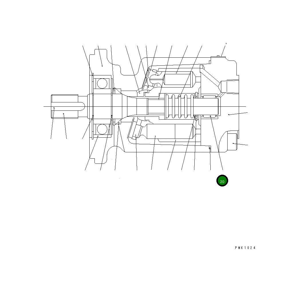 Подшипник UC1100249797 Komatsu