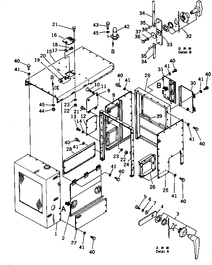 Крышка TEN1301-01200 Komatsu