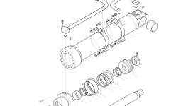 Крышка, ROD 53B635-0 Komatsu