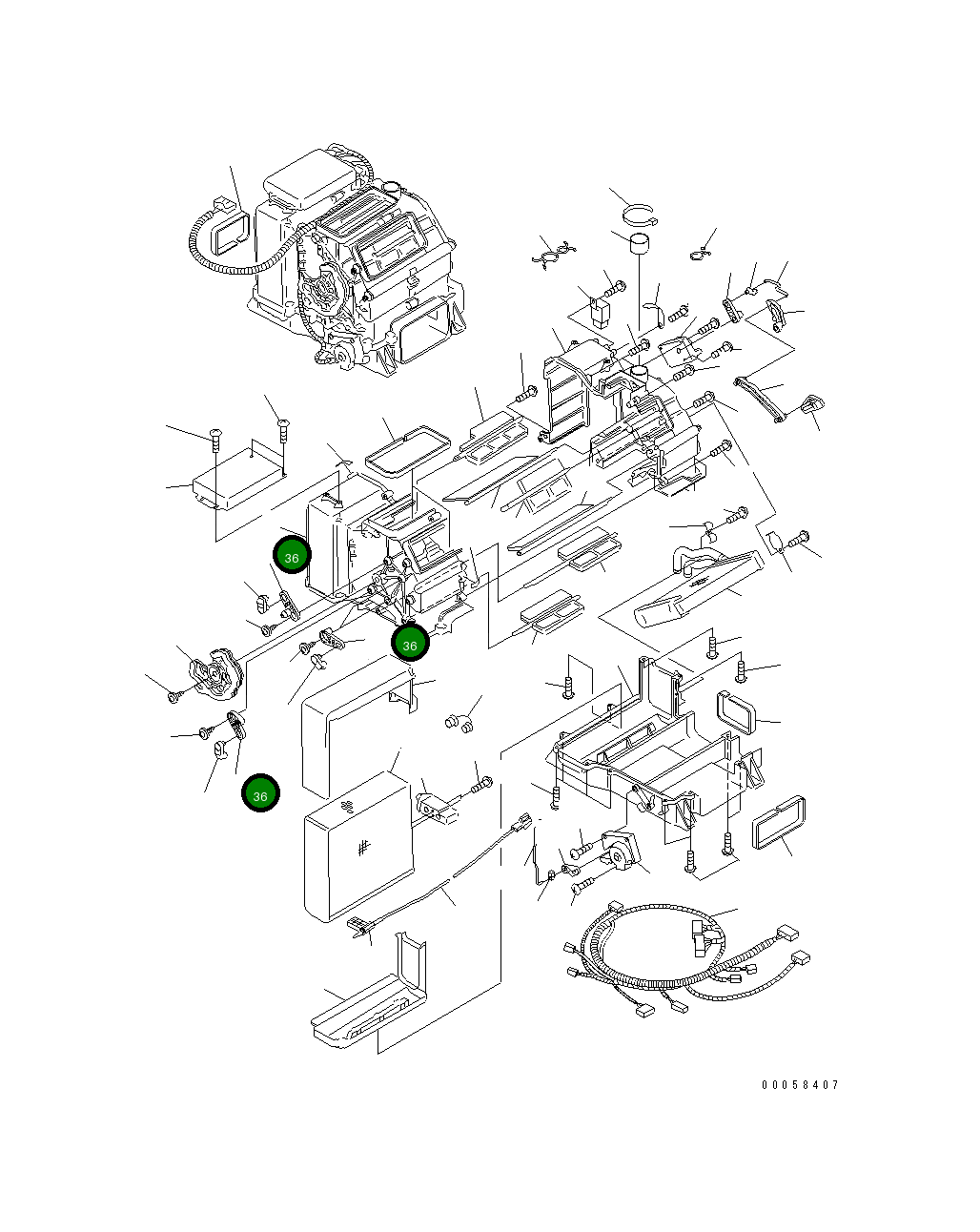 Рычаг AN56571-40480 Komatsu