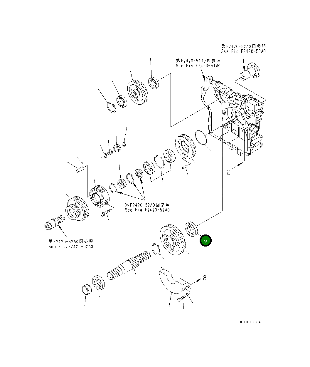 Подшипник 418-17-39340 Komatsu