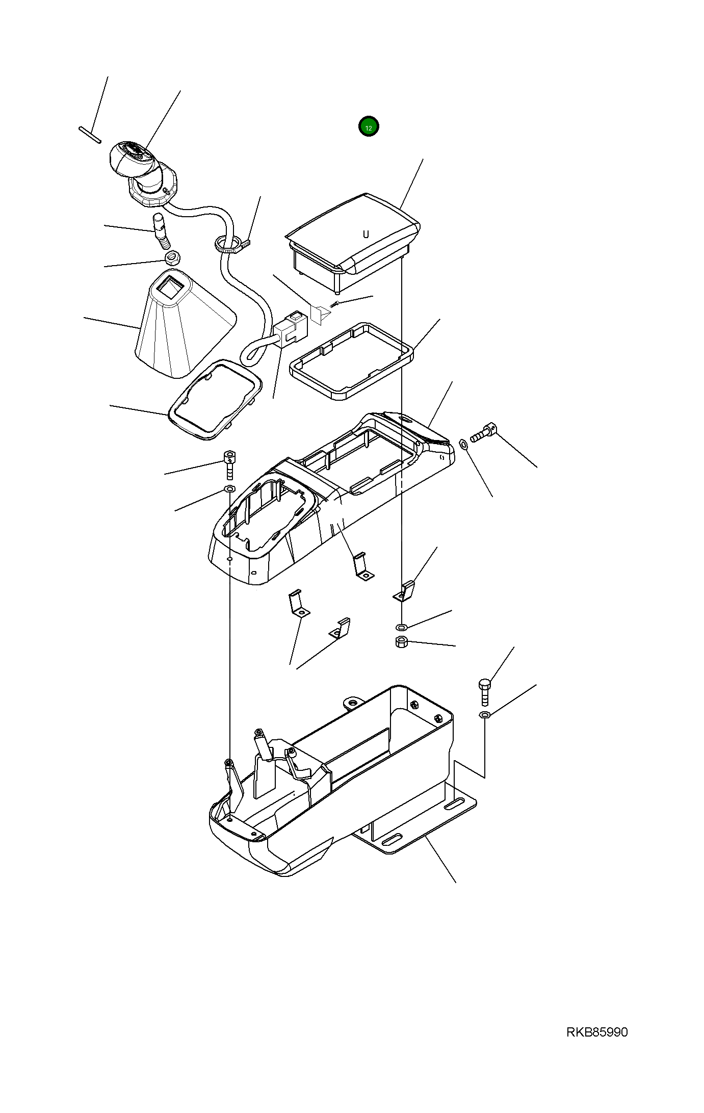Рычаг 22F-43-31841 Komatsu