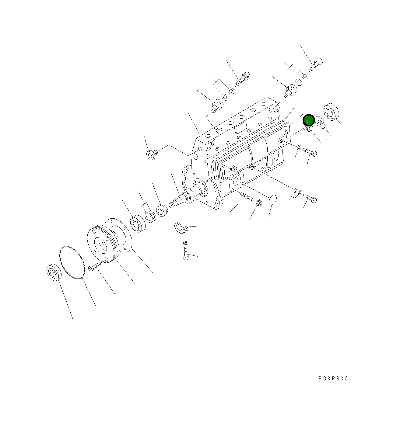 Крышка DK131028-60 Komatsu