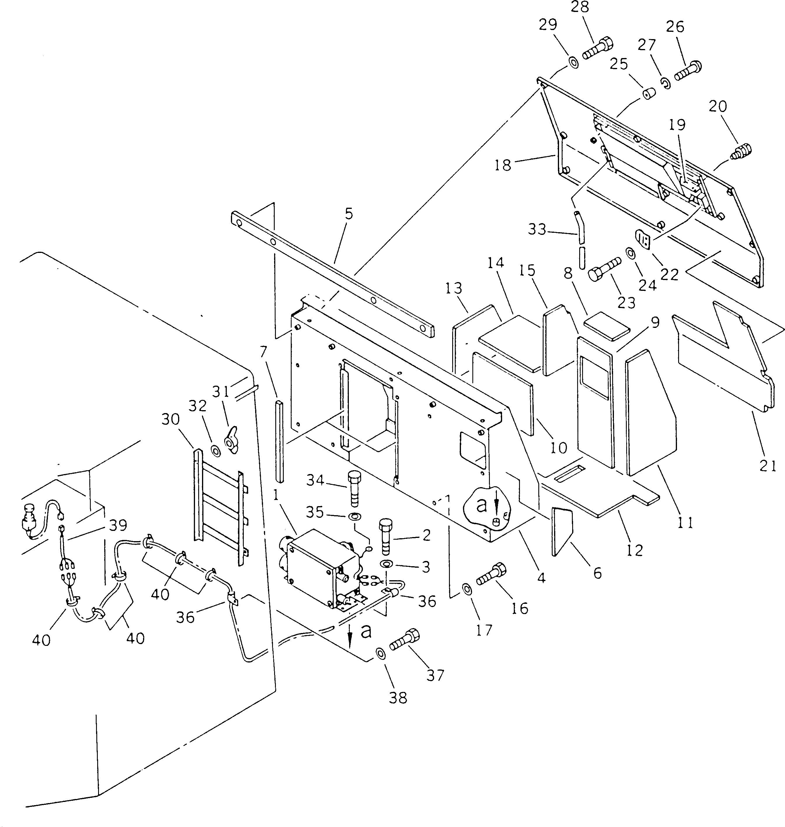 Крышка 41E-54-11580 Komatsu