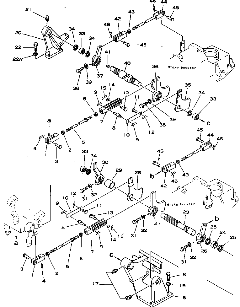 Рычаг 196-43-11211 Komatsu