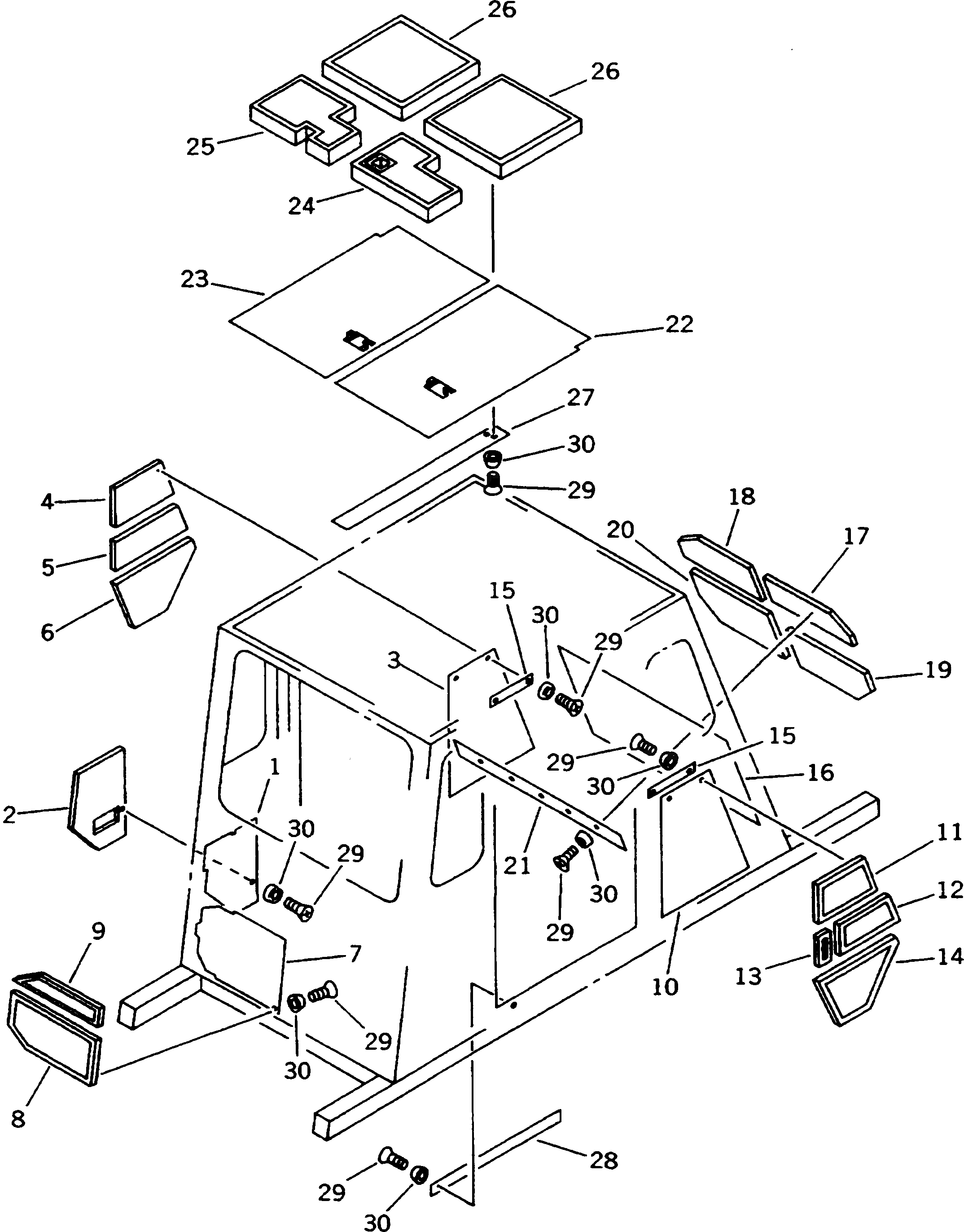 Крышка 582-89-13930 Komatsu