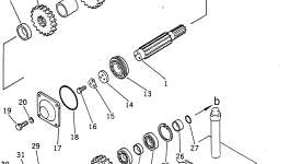 Шестерня 237-14-12322 Komatsu