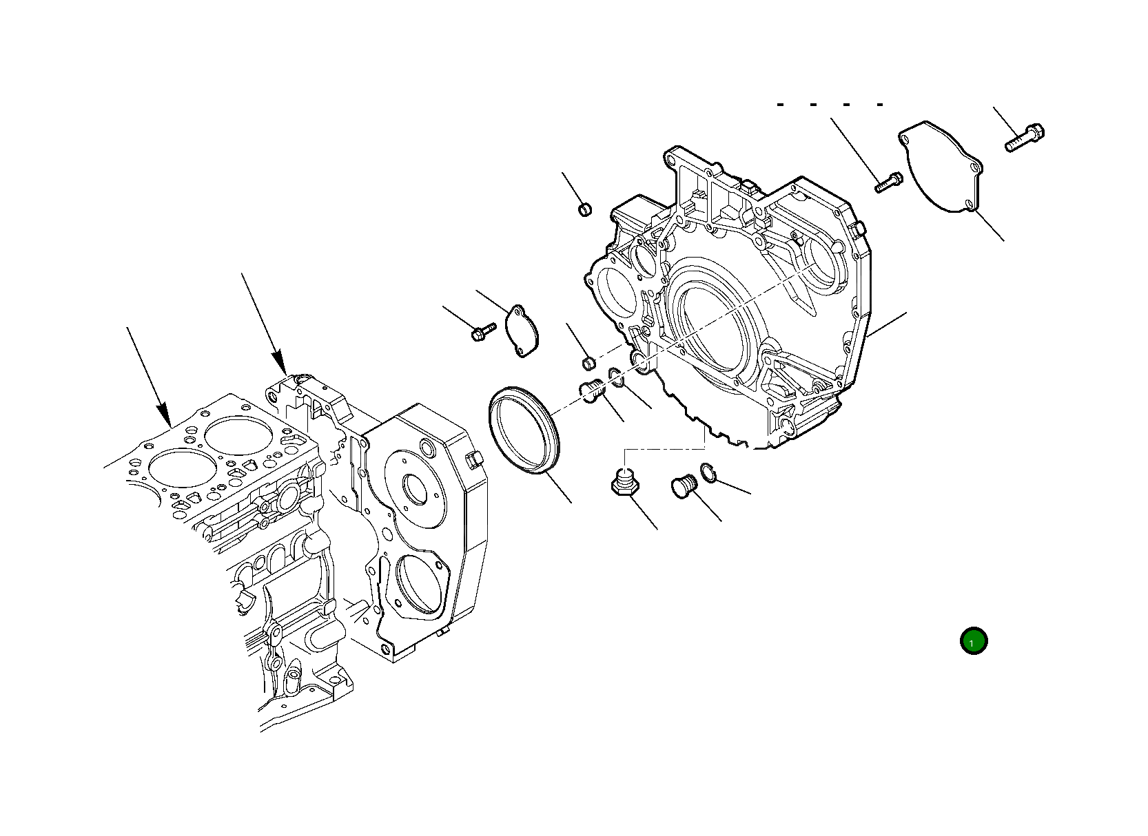 Крышка EA504069775  Komatsu