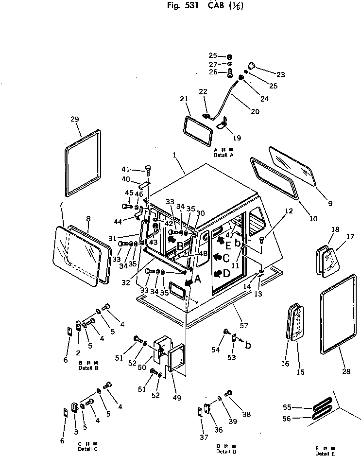 Крышка 566-54-43560  Komatsu