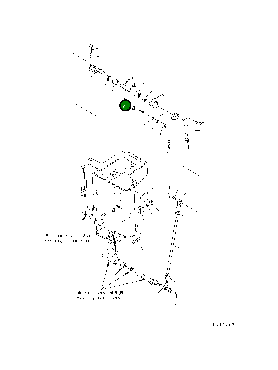 Вал 176-43-43361 Komatsu