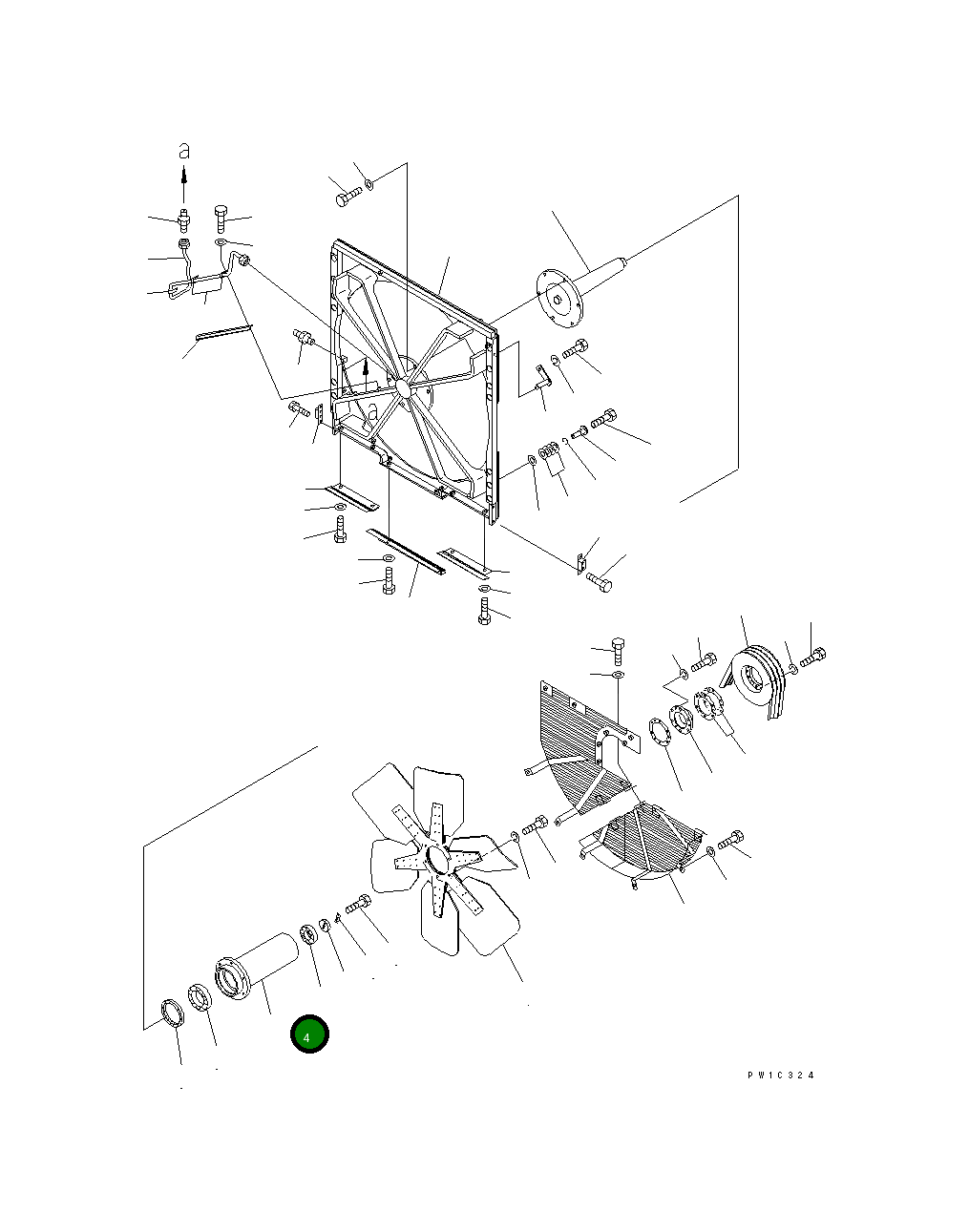 Барабан 175-03-71531 Komatsu