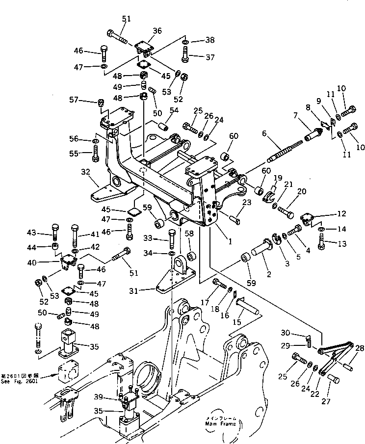 Вал 195-56-11223 Komatsu