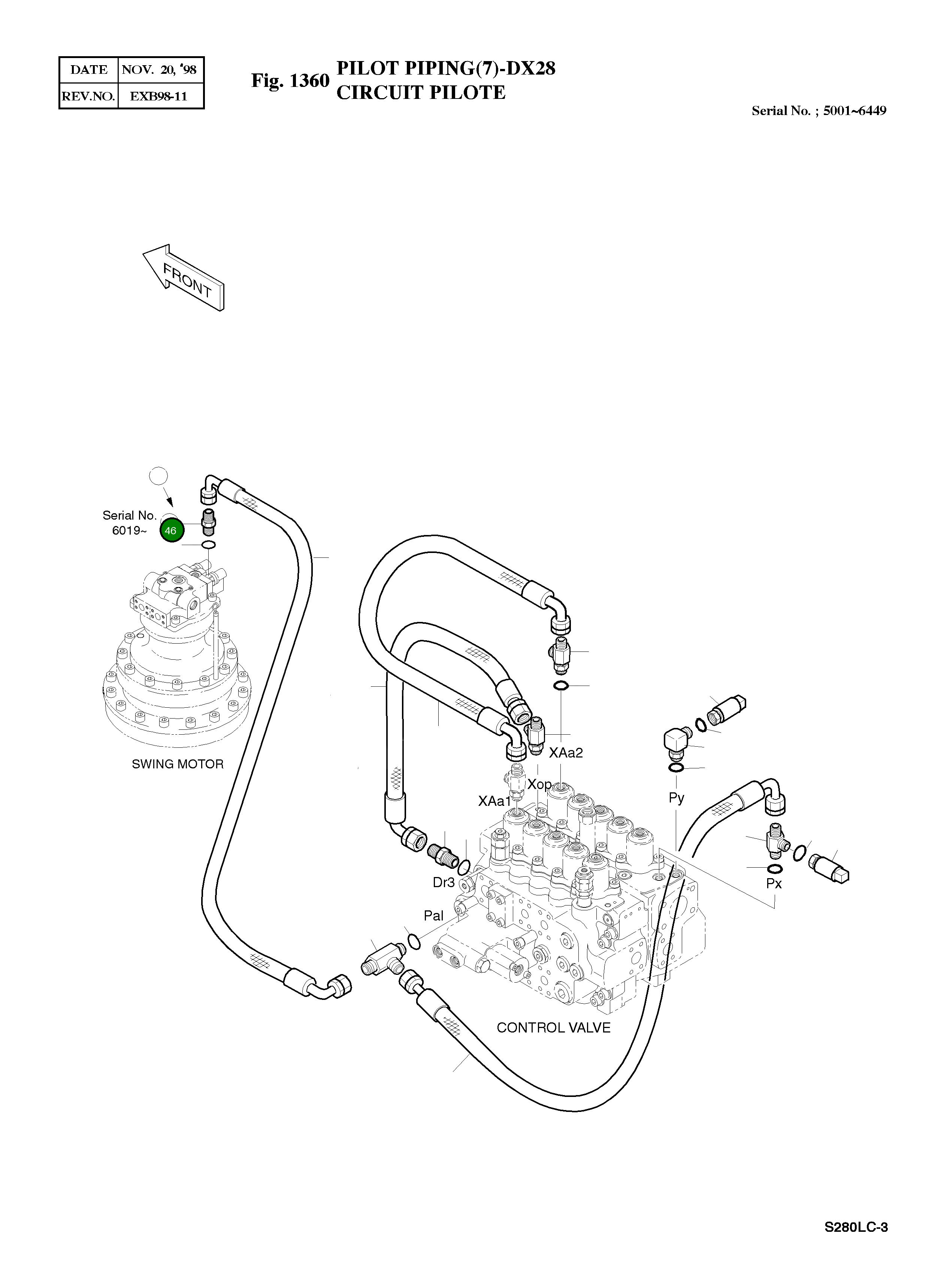 Адаптер, S PFO1/4-PF1/4 2181-1126D75 Komatsu