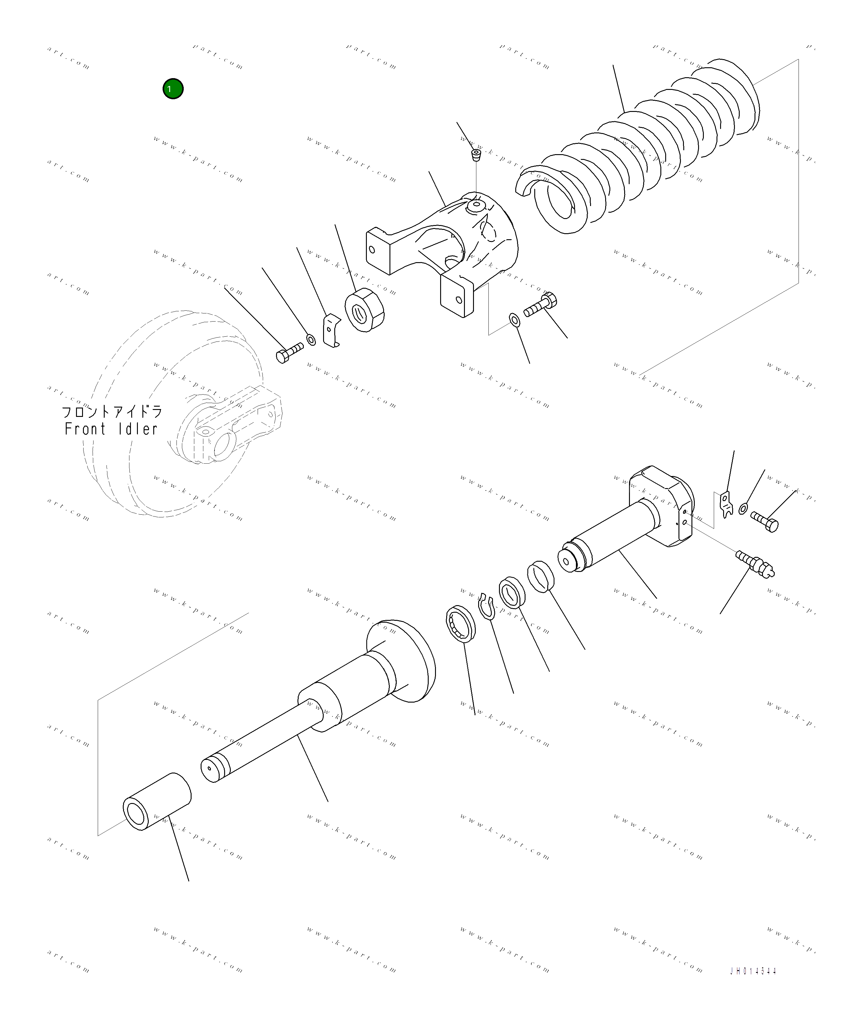 Вилка 2A7-30-11410 Komatsu