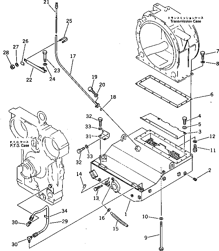 Бак 195-49-38110 Komatsu