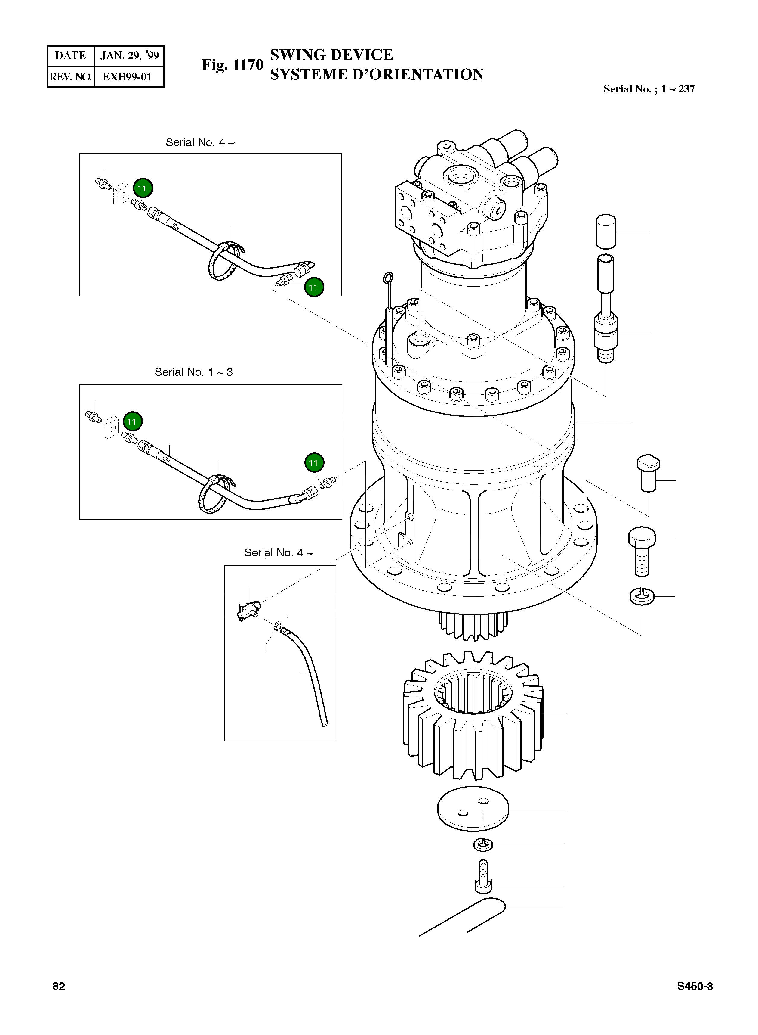 Адаптер PT1/8-PF1/4 2181-4112 Komatsu
