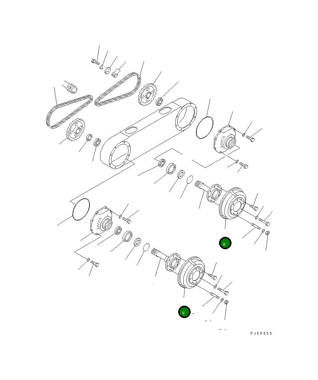 Барабан 23D-23-11243 Komatsu