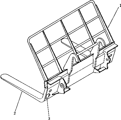 Вилка 362-912-1250 Komatsu