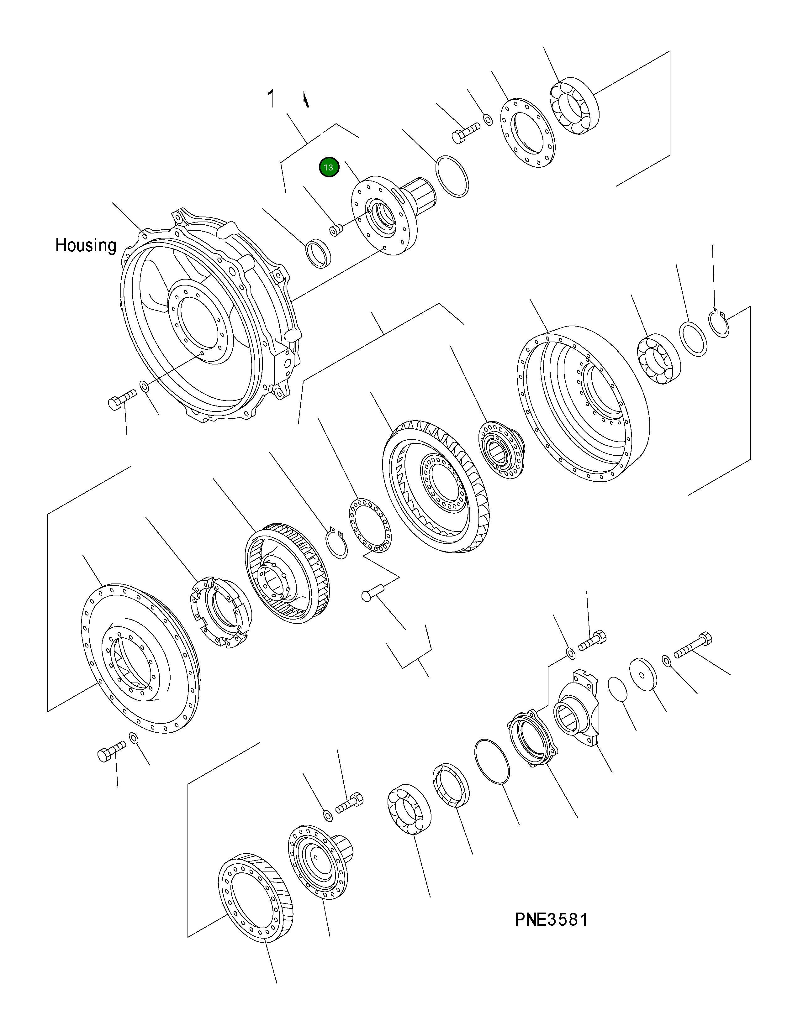Вал 711-53-12520 Komatsu
