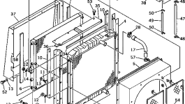 Радиатор M711145037010 Komatsu