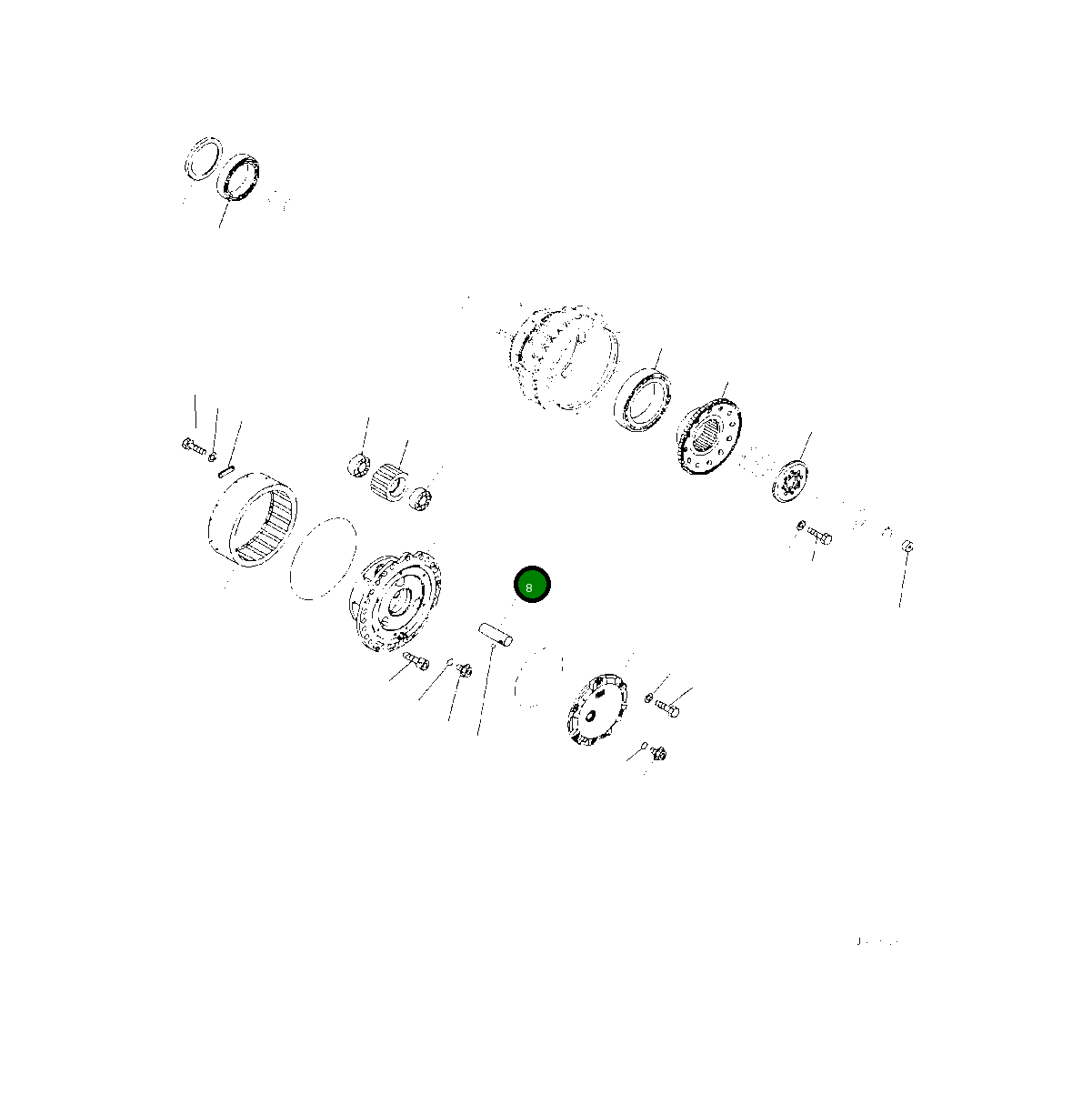 Вал 425-22-32510 Komatsu