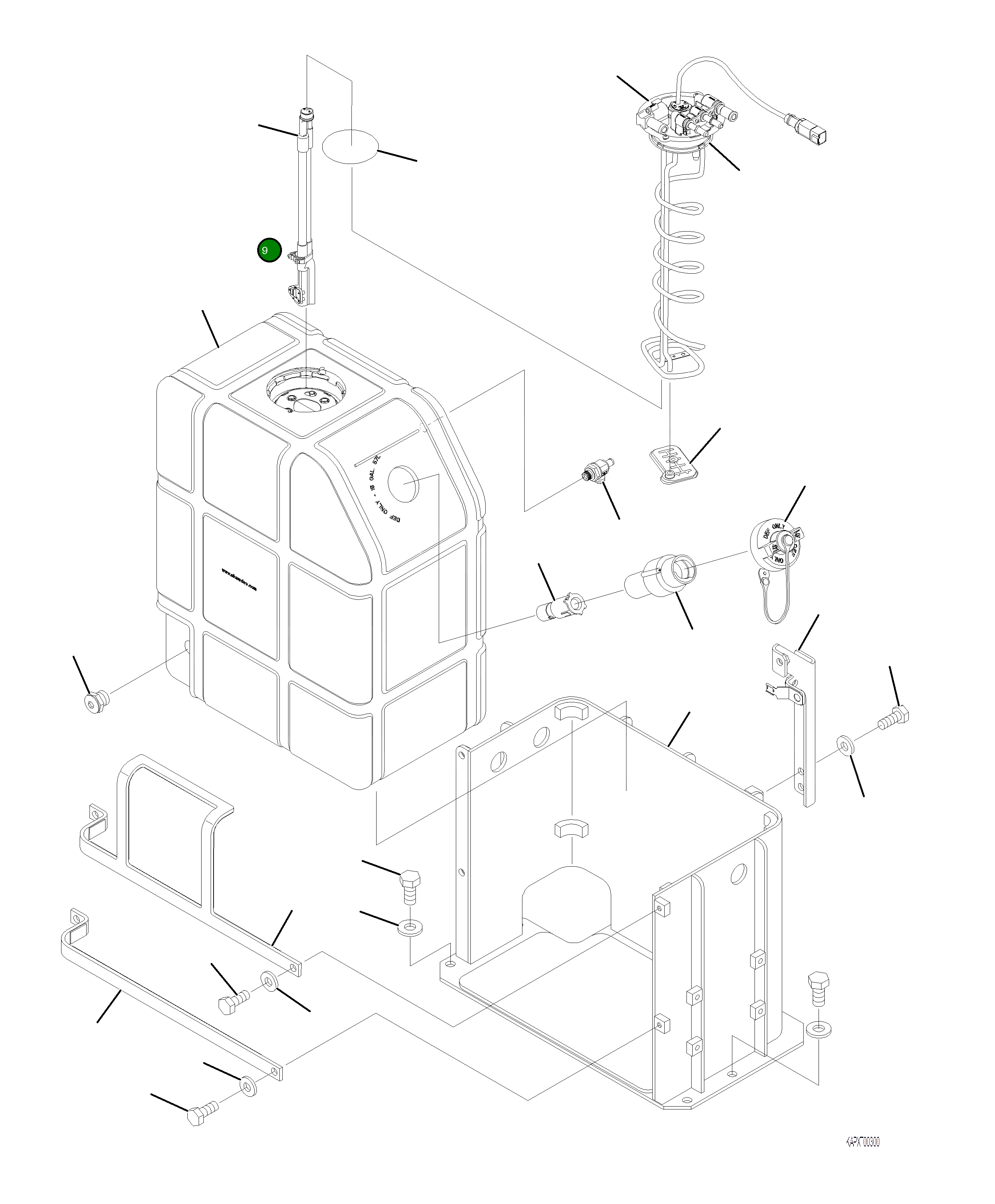 Адаптер 4A1-04-22350 Komatsu