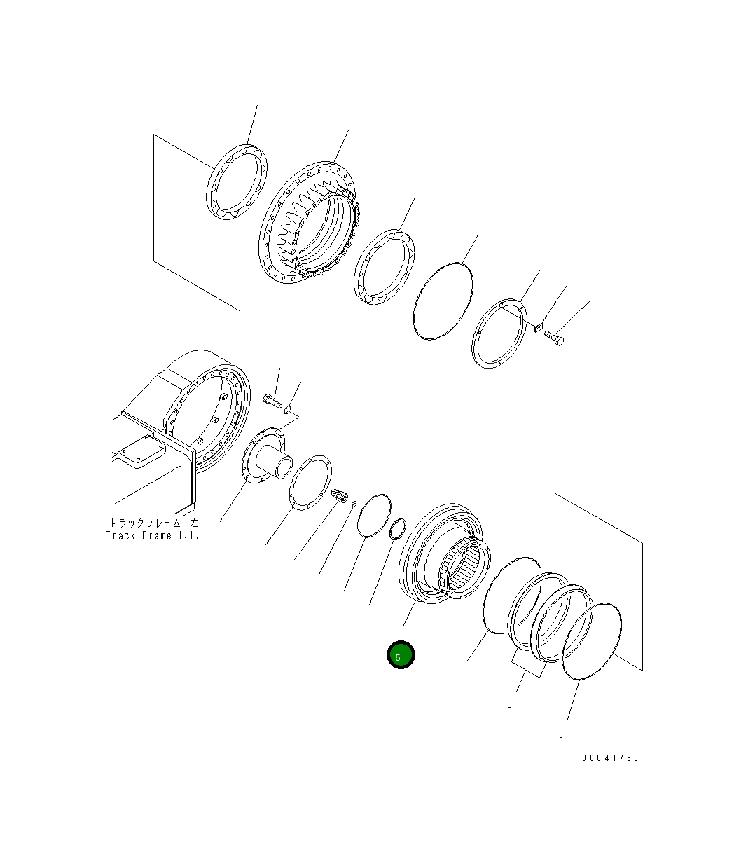 Вал 209-27-71252 Komatsu