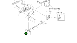 Вилка 11Y-43-13510 Komatsu
