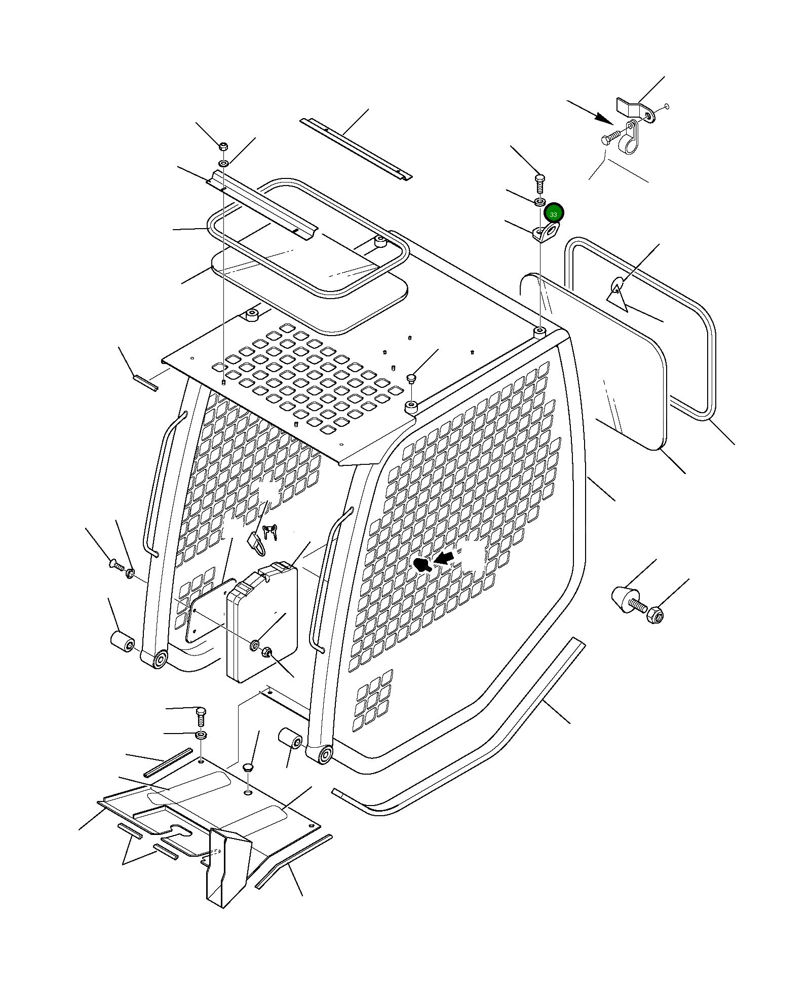 Винт 01016-52042 Komatsu