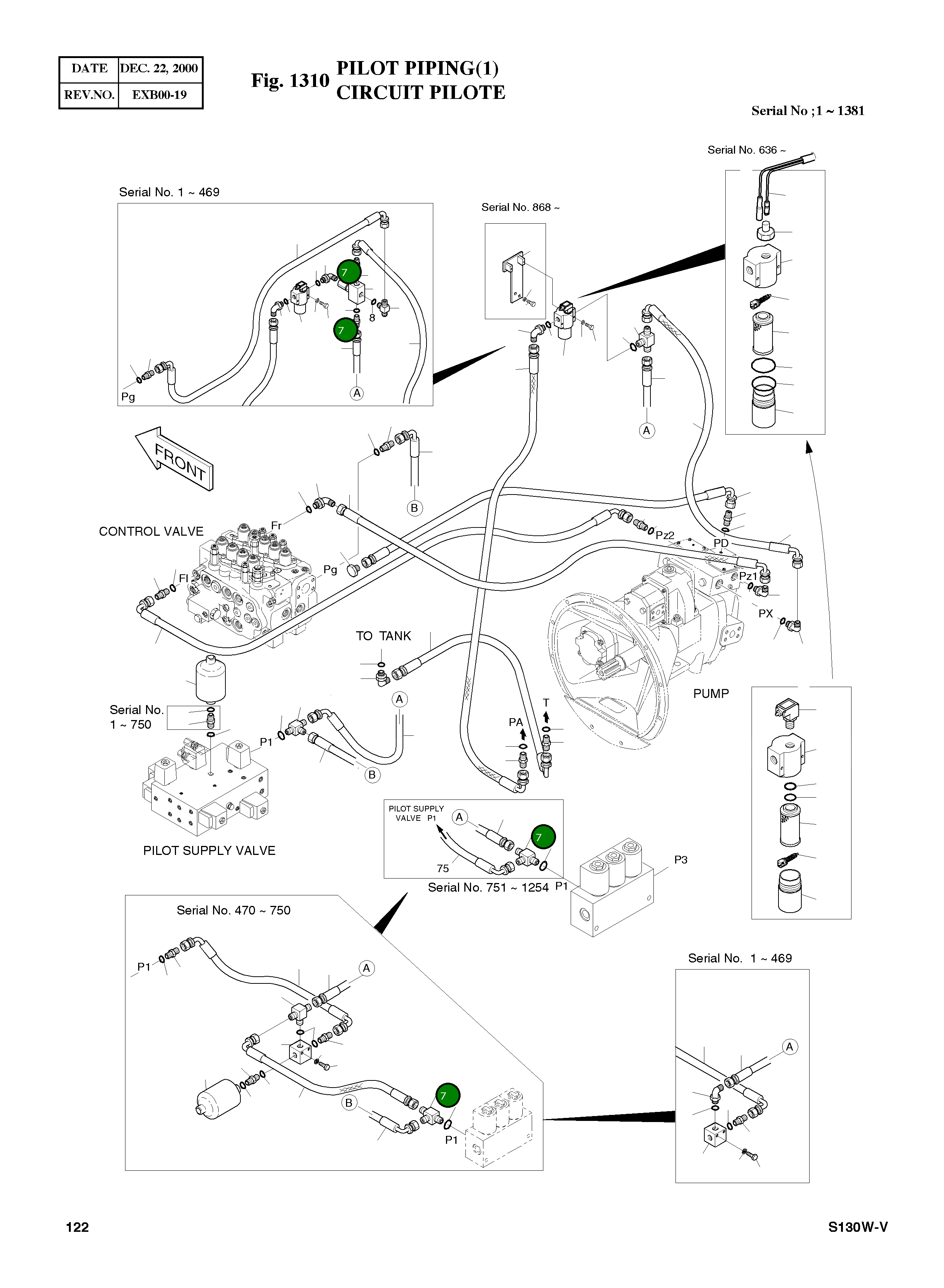 Адаптер PFO1/2.PF3/8 2181-1126D32 Komatsu